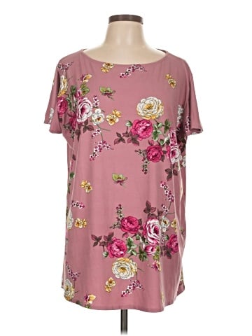 Cool Melon Short Sleeve Blouse (view 1)