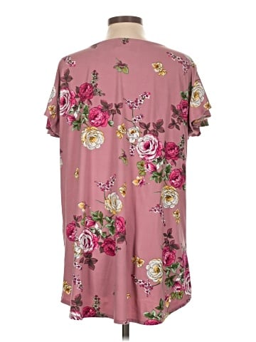 Cool Melon Short Sleeve Blouse (view 2)