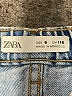 Zara Stars Blue Denim Shorts Size 6 - photo 3