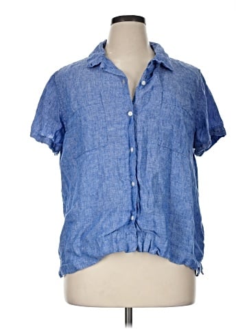 L.L.Bean Short Sleeve Blouse (view 1)