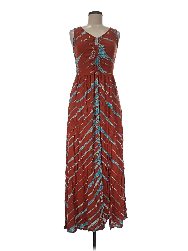 Pre-owned Yfb Casual Dress In Brown