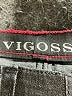 Vigoss Animal Print Black Jeans Size 5 - photo 3