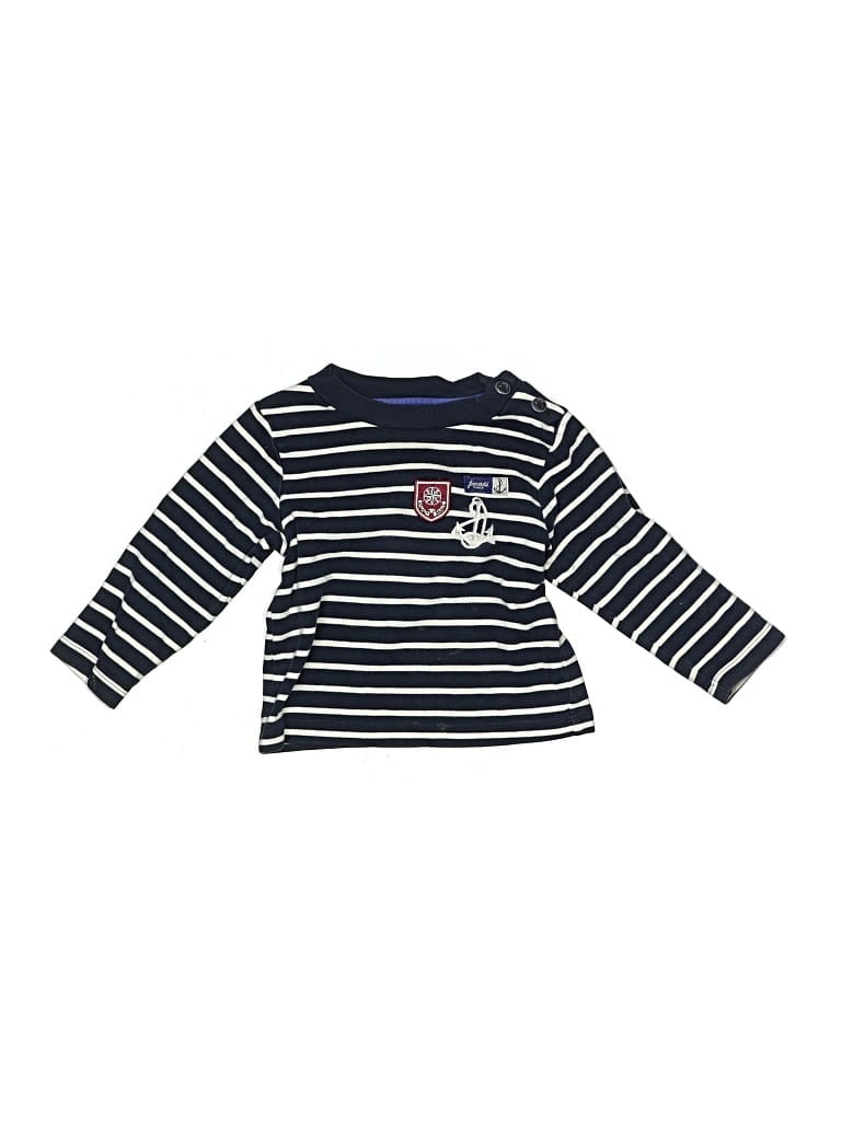 Pre-owned Jacadi Kids' Long Sleeve T-shirt In Blue