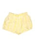 Roxy 100% Cotton Stripes Yellow Shorts Size M - photo 1