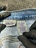 Just My Size Solid Blue Jeans Size 26W - photo 4