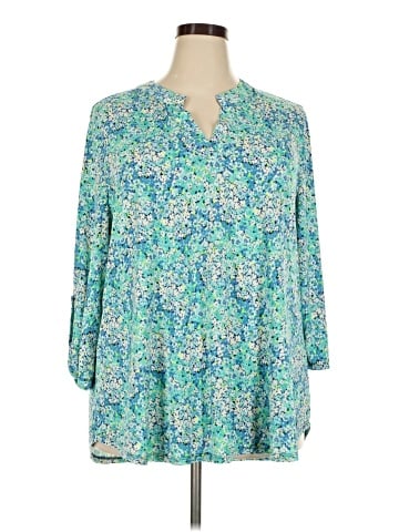 Forgotten Grace 3/4 Sleeve Blouse (view 1)