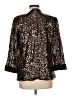 Sam Edelman 100% Polyester Animal Print Gold Blazer Size M - photo 2
