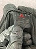 Air Jordan 100% Polyester Solid Gray Athletic Shorts Size 5 - 6 - photo 4