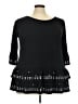 Belldini Black 3/4 Sleeve Top Size 2X - photo 1
