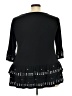 Belldini Black 3/4 Sleeve Top Size 2X - photo 2