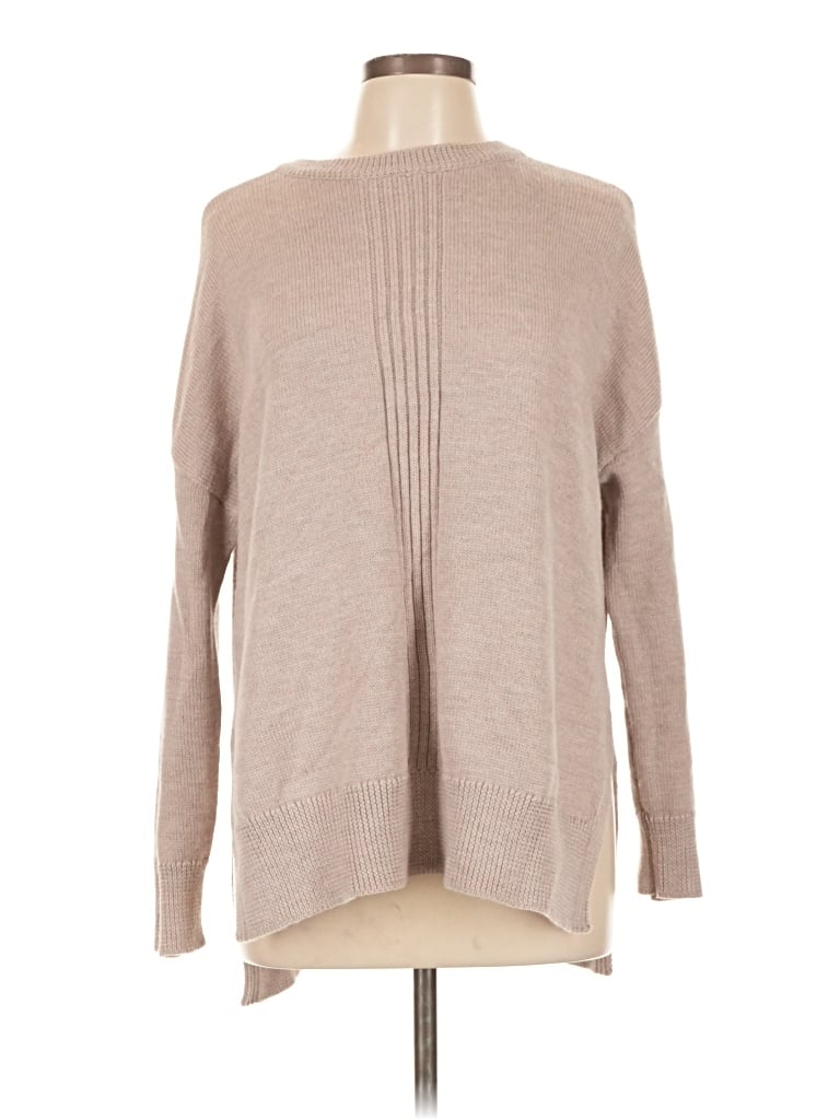 Pre-owned Amour Vert Wool Pullover Sweater In Tan