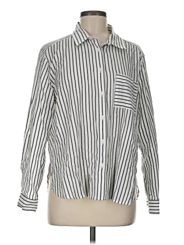 Ann Taylor LOFT Long Sleeve Button-Down Shirt (view 1)