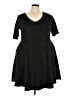 Torrid Solid Black Casual Dress Size 3X Plus (3) - photo 1