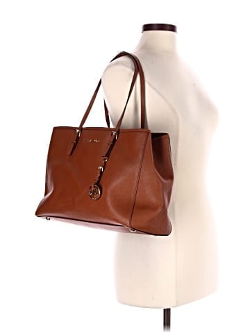 MICHAEL Michael Kors Leather Tote (view 2)