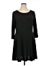 Apt. 9 Solid Black Casual Dress Size XL - photo 1