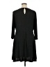 Apt. 9 Solid Black Casual Dress Size XL - photo 2