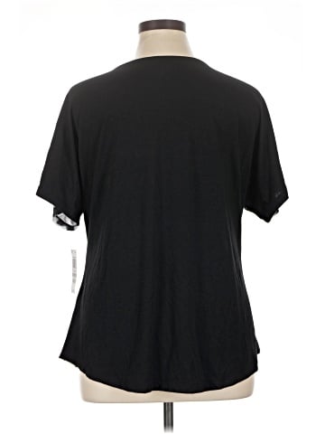 JM Collection Short Sleeve Blouse (view 2)