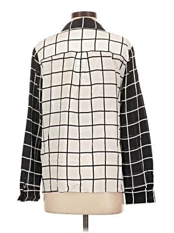 Alice + Olivia Long Sleeve Silk Top (view 2)