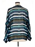 Lane Bryant 100% Polyester Blue 3/4 Sleeve Blouse Size 14 - 16 Plus - photo 2