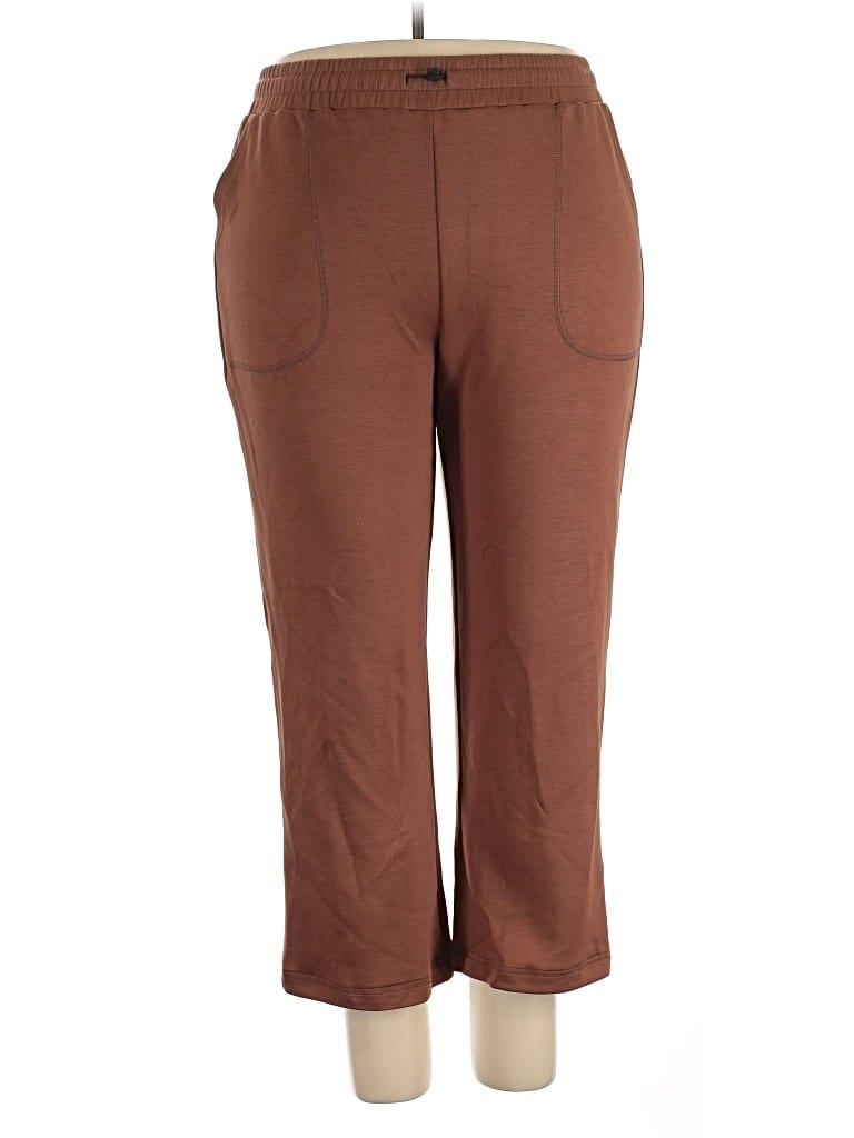 Pre-owned Pinspark Casual Pants In Brown