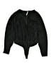 Amanda Uprichard Black Long Sleeve Blouse Size M - photo 1