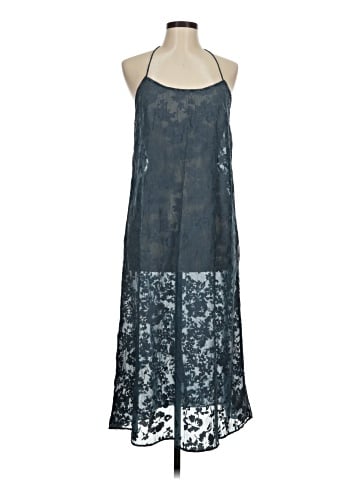 Madewell Floral Halter Cover-Up Midi Dress (view 1)