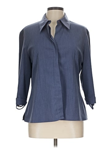 Cache 3/4 Sleeve Button-Down Shirt (view 1)