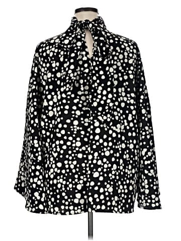 ELOQUII Long Sleeve Blouse (view 2)