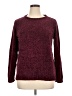 Karen Scott 100% Polyester Tweed Burgundy Pullover Sweater Size XL - photo 1