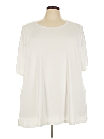 Susan Graver Short Sleeve Top (view 1)