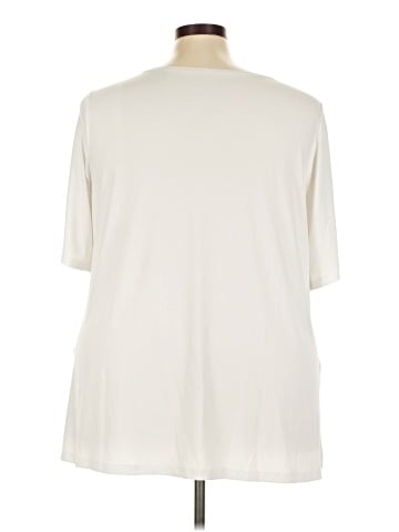 Susan Graver Short Sleeve Top (view 2)