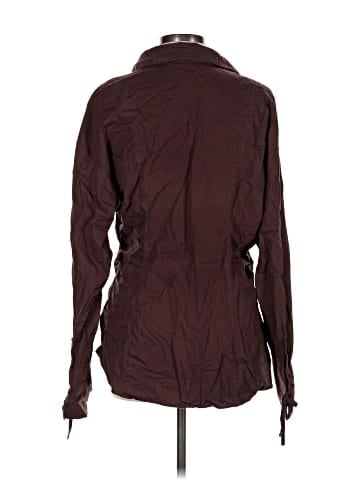 Missguided Long Sleeve Button-Down Shirt (view 2)