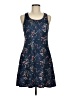 Kyodan Print Blue Casual Dress Size M - photo 1