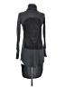 Go Couture Gray Turtleneck Sweater Size S - photo 1