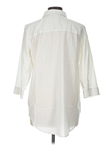 Chico's 3/4 Sleeve Button-Down Shirt (view 2)