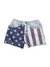 Zara Stars Blue Denim Shorts Size 6 - photo 1