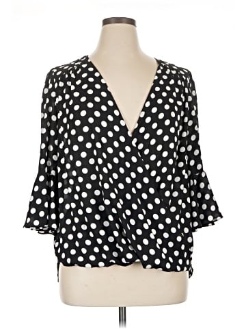 INC International Concepts 3/4 Sleeve Blouse (view 1)