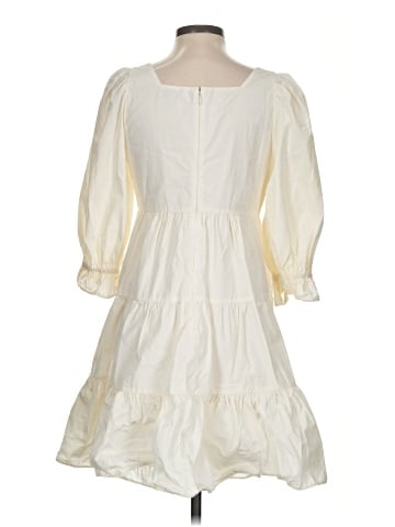 Madewell Poplin Lizzie Babydoll Dress (view 2)