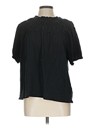 J.Crew Factory Store Short Sleeve Blouse (view 1)