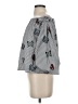 Zara Basic Gray 3/4 Sleeve Blouse Size XS - photo 5