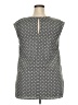 Merona 100% Polyester Polka Dots Gray Sleeveless Blouse Size XXL - photo 2