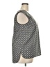 Merona 100% Polyester Polka Dots Gray Sleeveless Blouse Size XXL - photo 4
