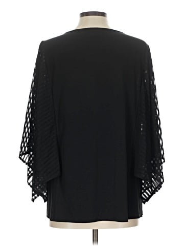 JM Collection 3/4 Sleeve Top (view 2)