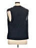 Tahari 100% Polyester Blue Sleeveless Blouse Size XL - photo 2