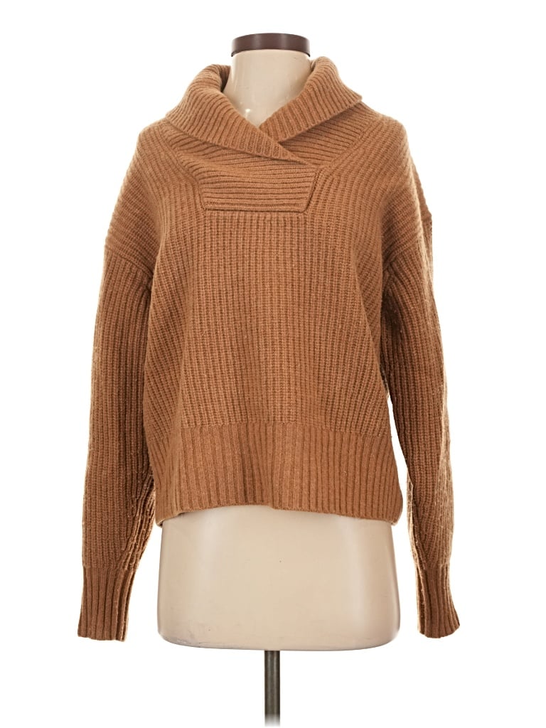 Pre-owned Everlane Wool Pullover Sweater In Tan