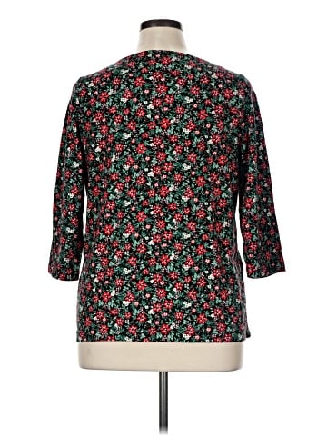 Croft & Barrow 3/4 Sleeve Blouse (view 2)