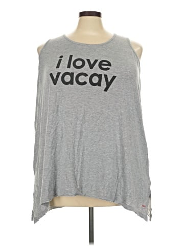 Peace Love World Sleeveless T-Shirt (view 1)