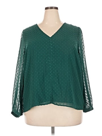 J.Crew Factory Store Long Sleeve Blouse (view 1)