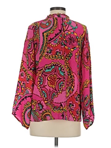 Lilly Pulitzer Long Sleeve Silk Top (view 2)