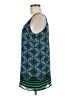 CAbi 100% Polyester Teal Sleeveless Blouse Size M - photo 5